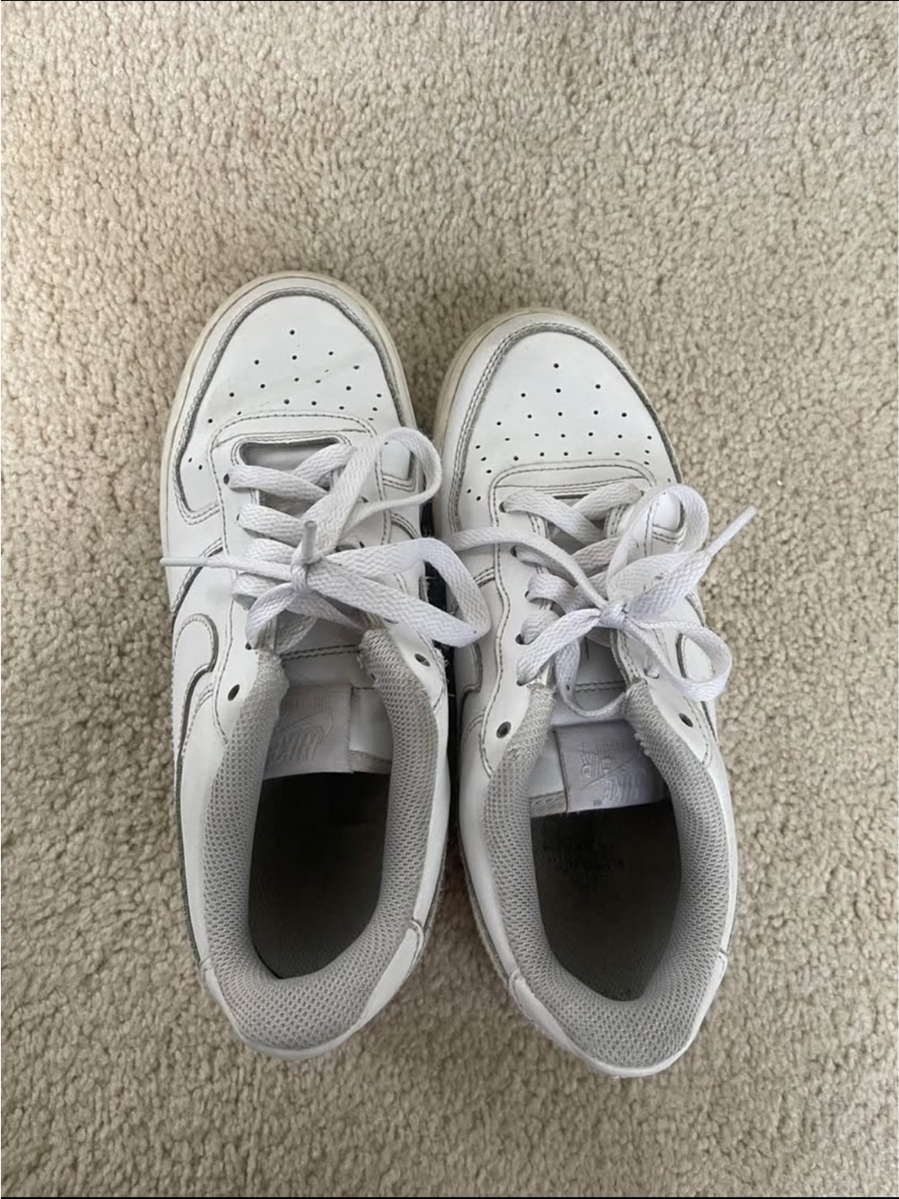 Nike White Low-Top Sneakers